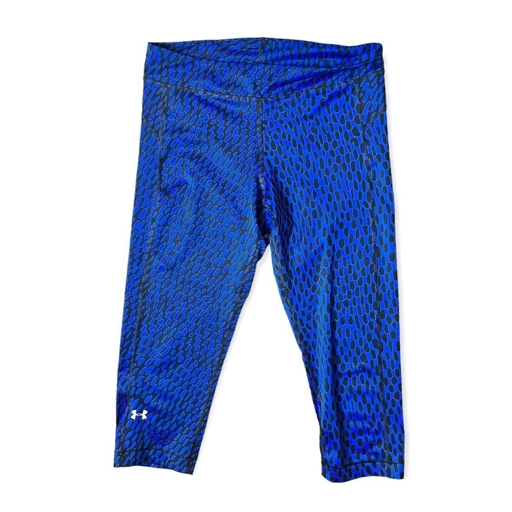 Under Armour Blue Athletic Capri Leggings Small